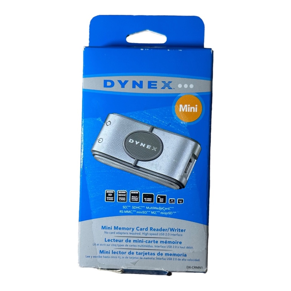 Dynex DX-CRMN1 Mini Memory Card Reader/Writer TESTED